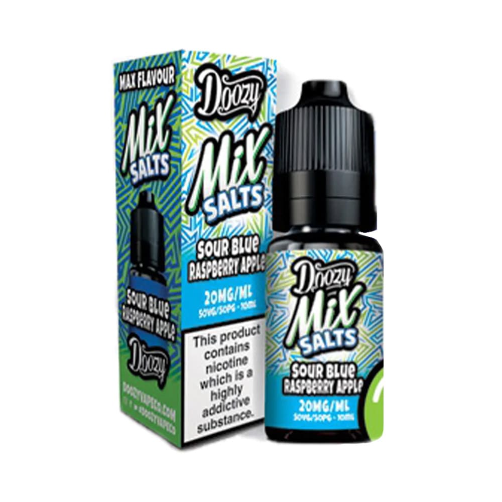 Blue Raspberry Apple Doozy Vape Mix Sour 10ml Nic Salt E Liquid