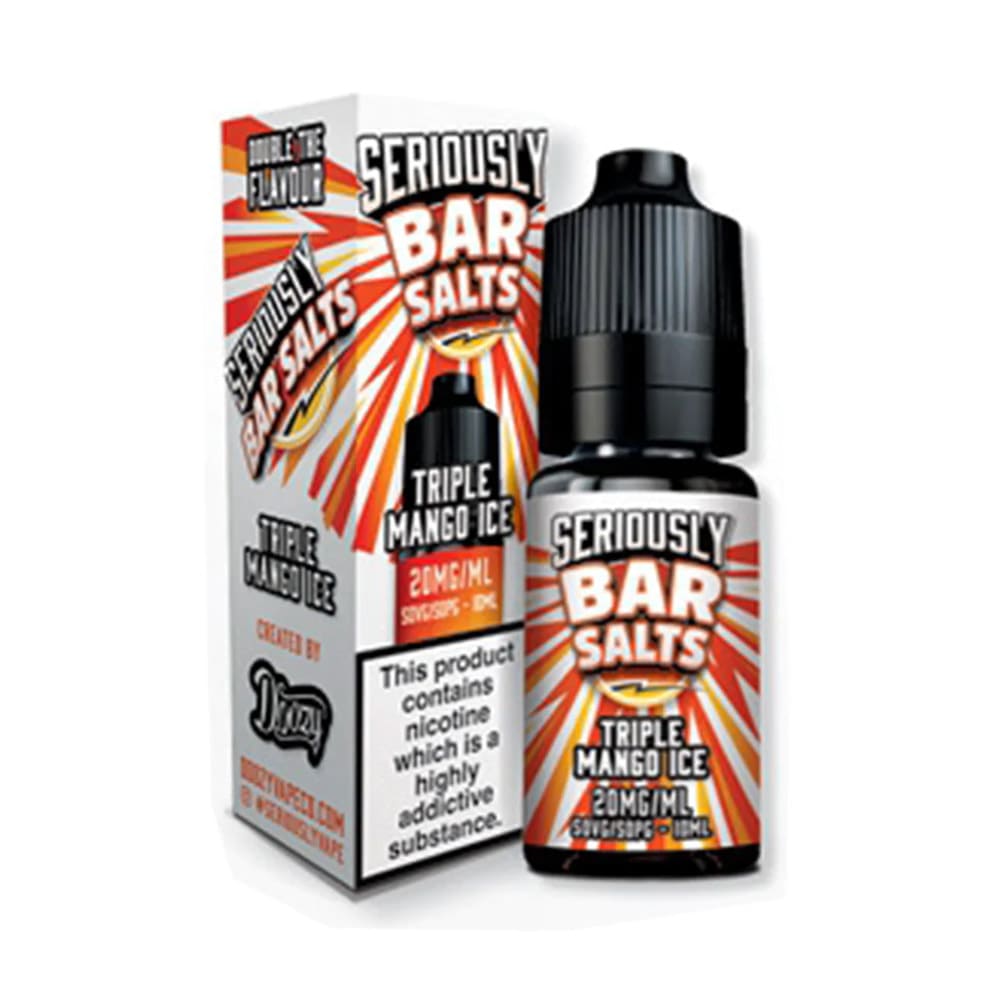 Triple Mango Ice Doozy Vape Seriously Bar 10ml Nic Salt E Liquid