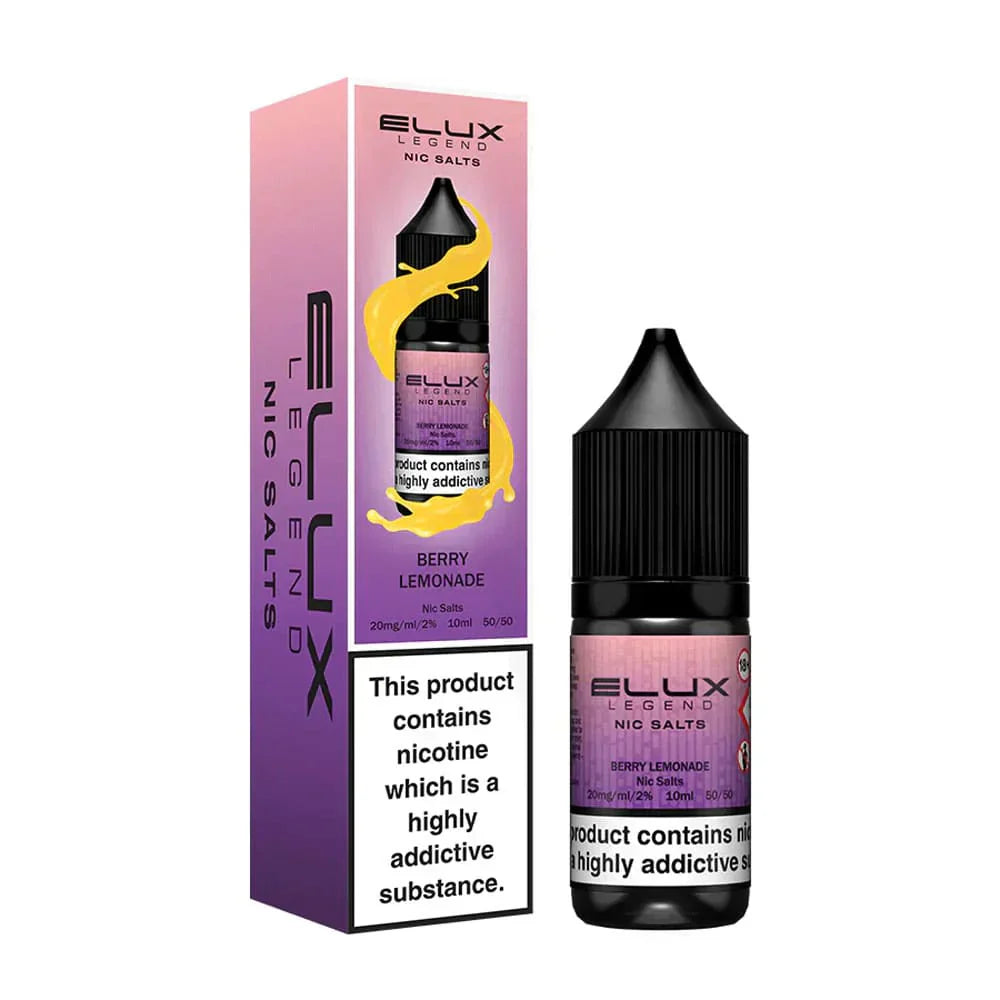 Berry Lemonade Elux Legend 10ml Nic Salt E Liquid