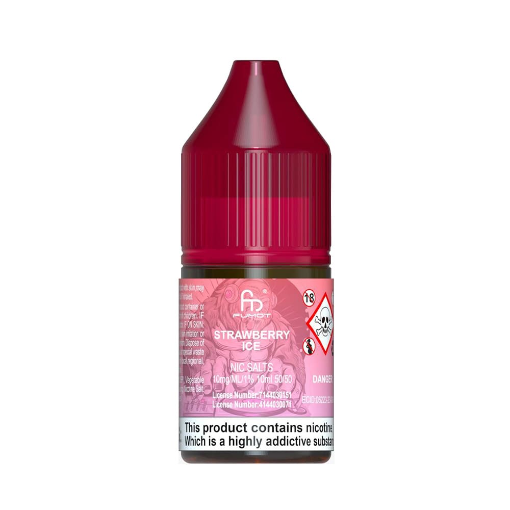 Strawberry Ice RandM 10ml Nic Salt E Liquid