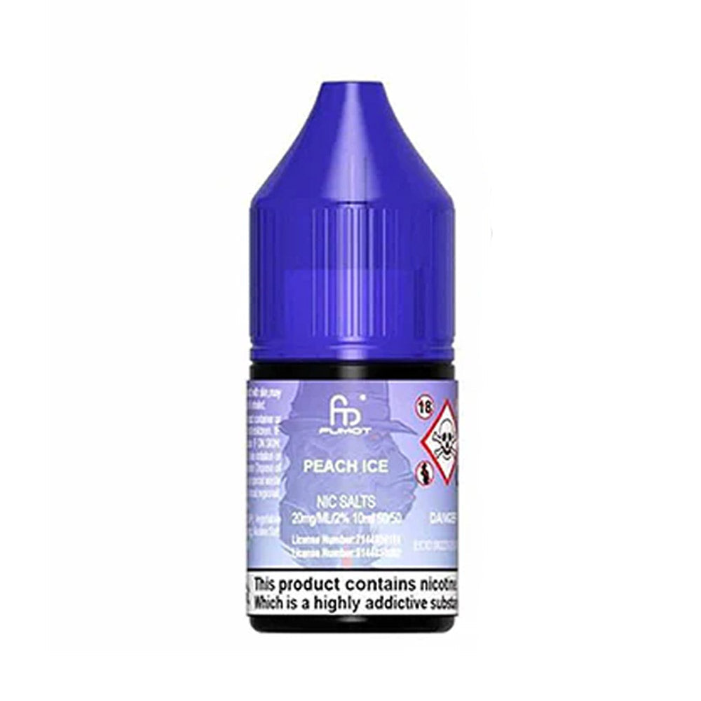 Peach Ice RandM 10ml Nic Salt E Liquid