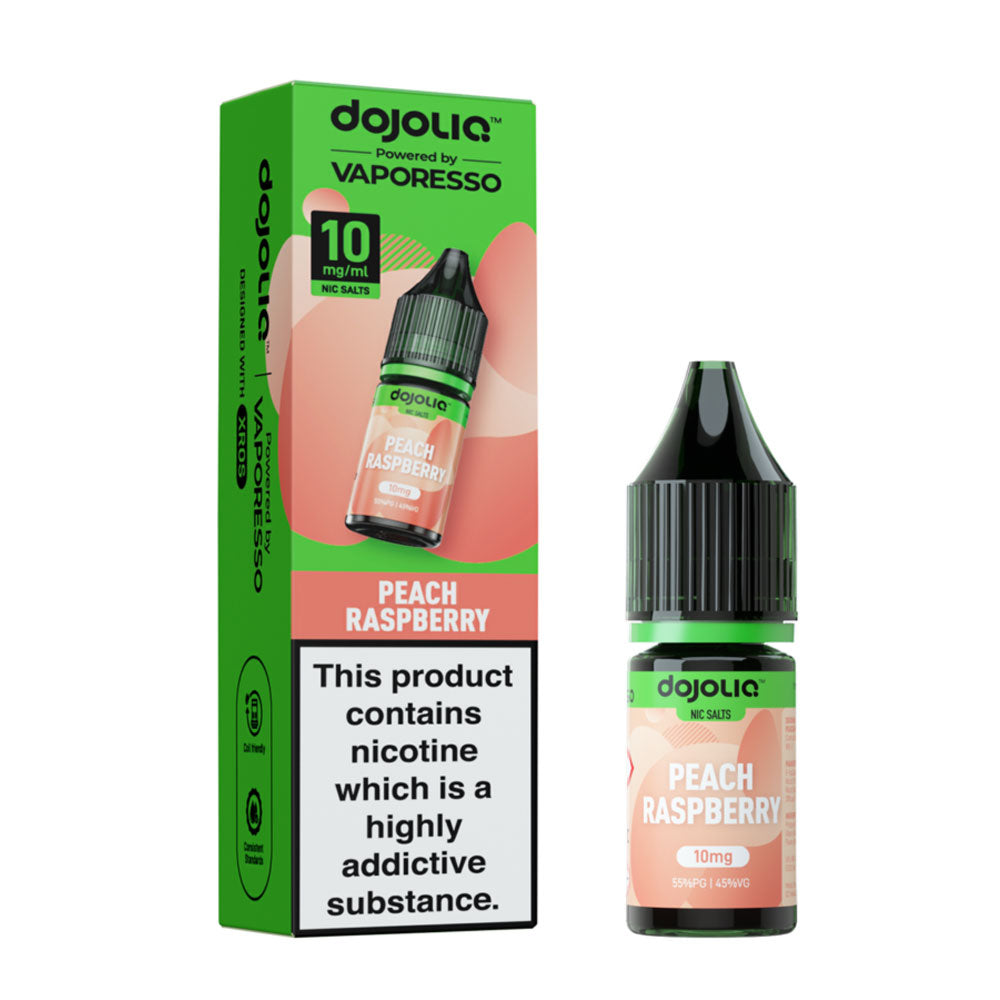 Peach Raspberry Vaporesso DojoLiq 10ml Nic Salt E Liquid