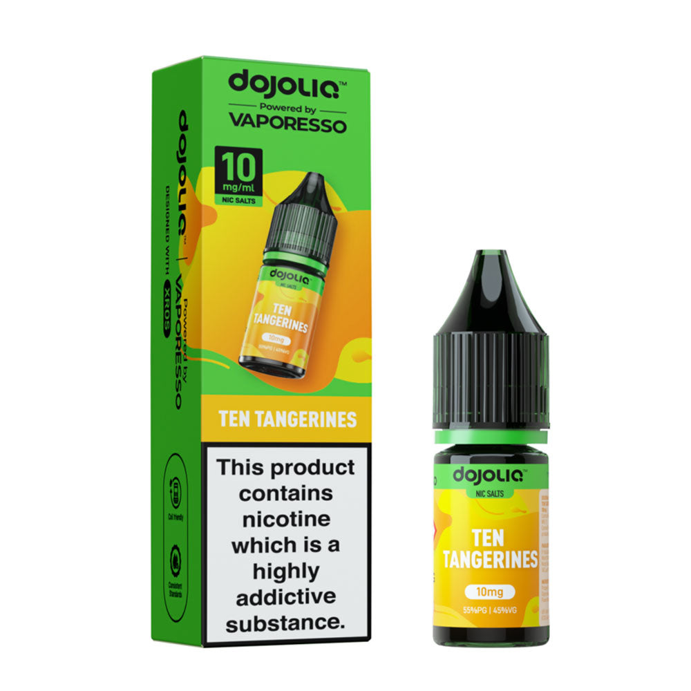 Ten Tangerines Vaporesso DojoLiq 10ml Nic Salt E Liquid