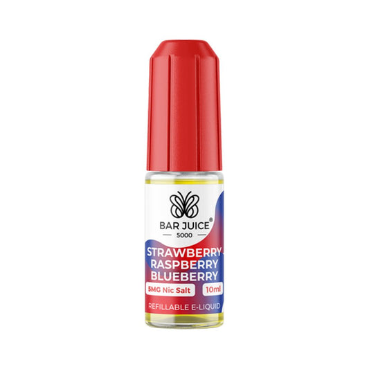 Strawberry Raspberry Blueberry Bar Juice 5000 10ml Nic Salt E liquid