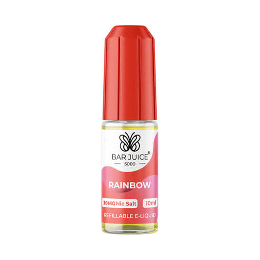 Rainbow Bar Juice 5000 10ml Nic Salt E liquid