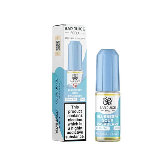 Blueberry Sour Raspberry Bar Juice 5000 10ml Nic Salt E liquid