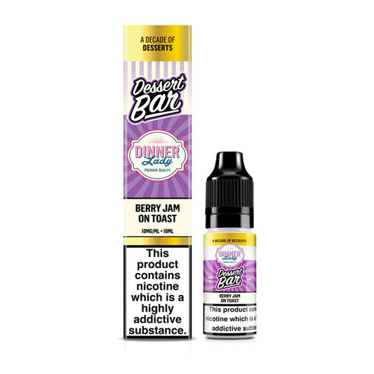 Berry Jam on Toast Dinner Lady Dessert Bar Salts 10ml Nic Salt Eliquid