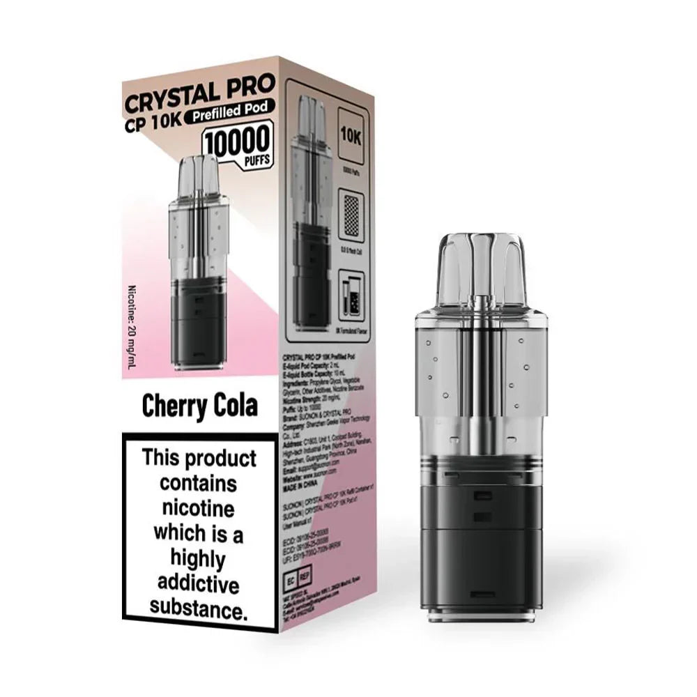 Crystal Pro CP 10K Prefilled Pods - Cherry Cola