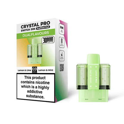 Crystal Switch 30K Prefilled Pods - Lemon & Lime / Lemon & Mint