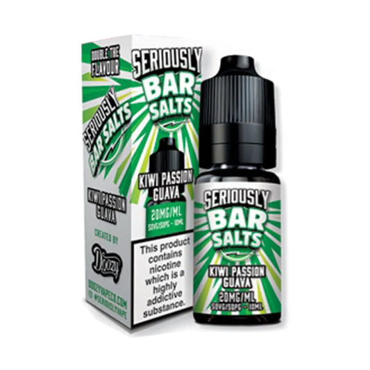 Kiwi Passion Guava Doozy Vape Seriously Bar 10ml Nic Salt E Liquid