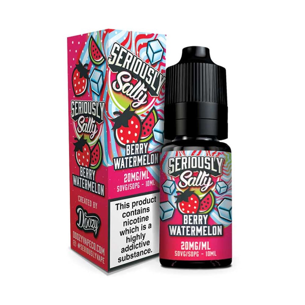 Berry Watermelon Doozy Vape Seriously Salty 10ml Nicsalt E Liquid