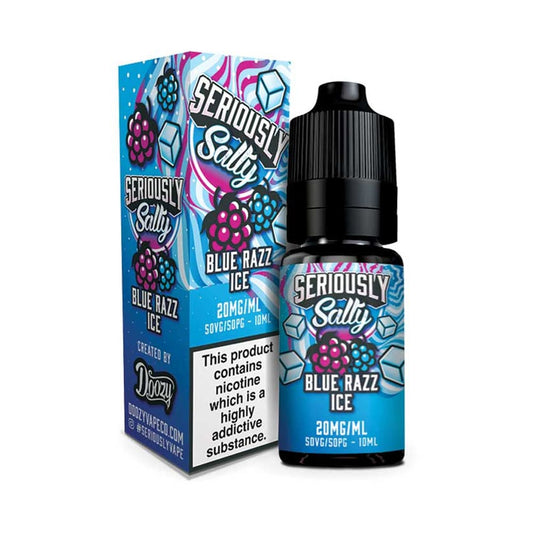 Blue Razz Ice Doozy Vape Seriously Salty 10ml Nic Salt E Liquid