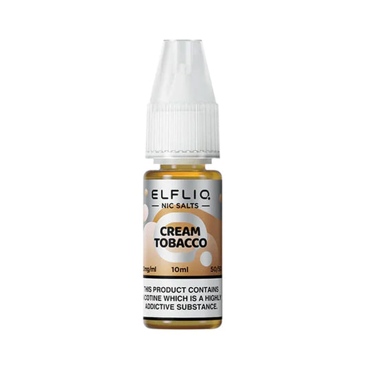 Cream Tobacco (Snoow Tobacco) ELFLIQ 10ml Nic Salt E Liquid