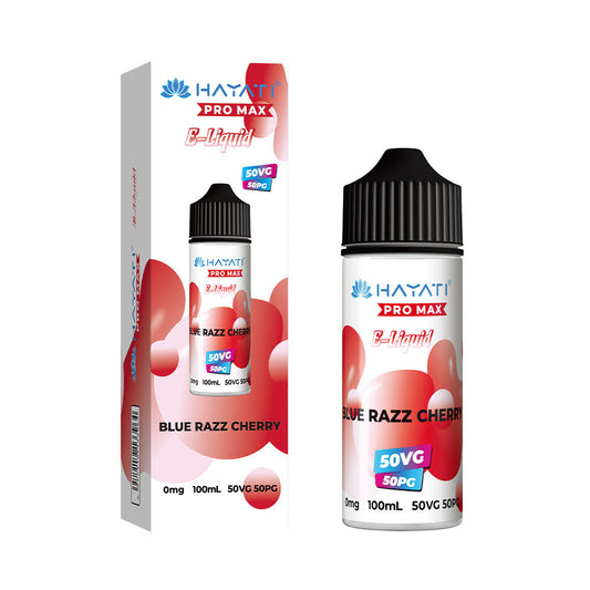 Blue Razz Cherry Hayati Pro Max 50/50 100ml Shortfill Eliquid