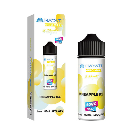Pineapple Ice Hayati Pro Max 50/50 100ml Shortfill Eliquid