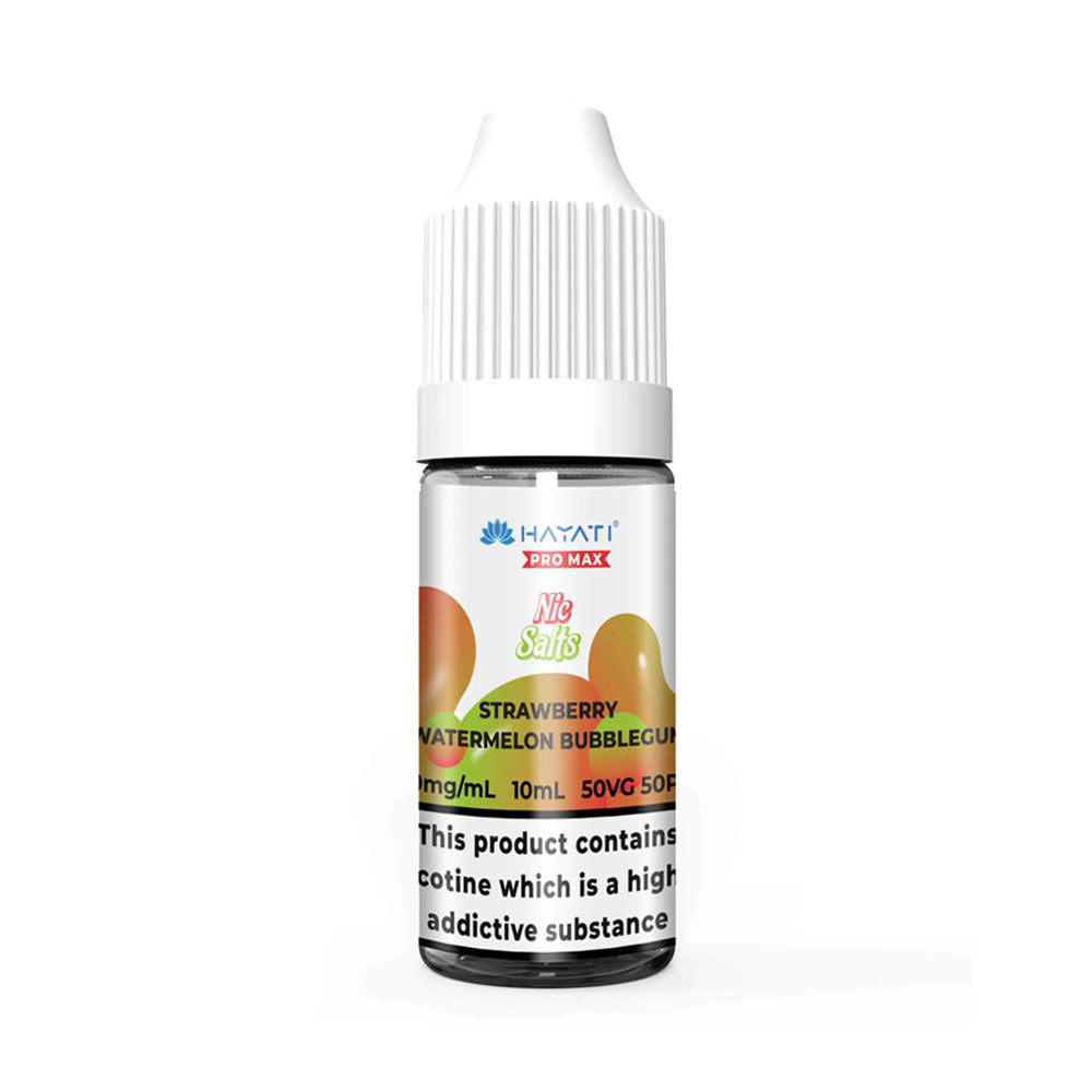 Strawberry Watermelon Bubblegum Hayati Pro Max 10ml Nic Salt E Liquid