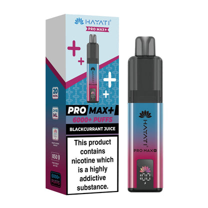 Hayati Pro Max Plus 6000 Puffs with different flavours