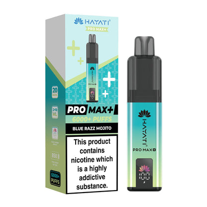 Hayati Pro Max Plus 6000 Puffs with different flavours