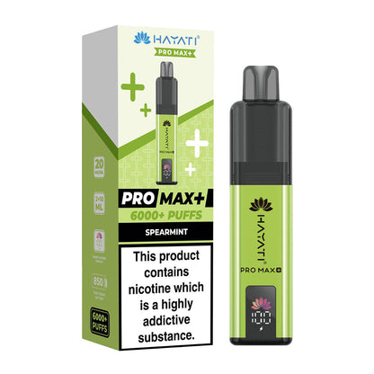 Hayati Pro Max Plus 6000 Puffs with different flavours