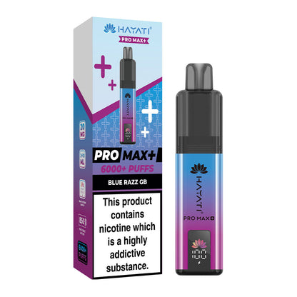 Hayati Pro Max 6000 Blue Razz GB Flavour Vape