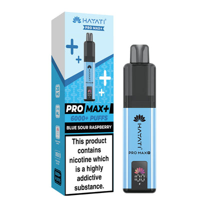Hayati Pro Max 6000 Blue Sour Raspberry Flavour Vape