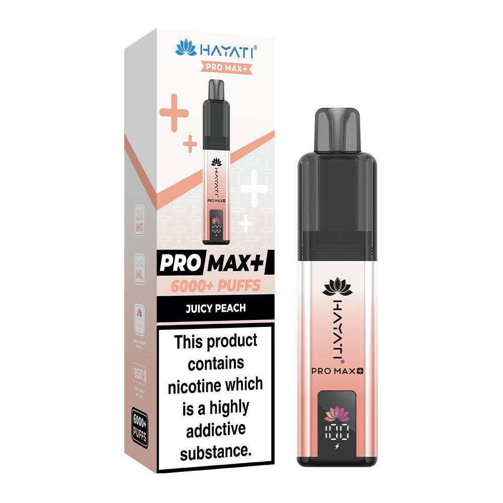 Hayati Pro Max 6000 Juicy Peach Flavour Vape