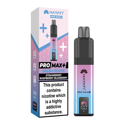 Hayati Pro Max 6000 Strawberry Raspberry Blueberry Flavour Vape