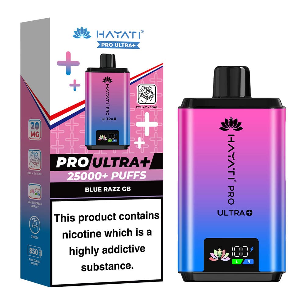 Hayati Pro Ultra Plus 25K - Blue Razz GB