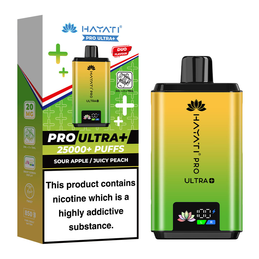 Hayati Pro Ultra+ 25K Prefilled Vape Kit - Fruit Bomb / Strawberry Watermelon B Gum