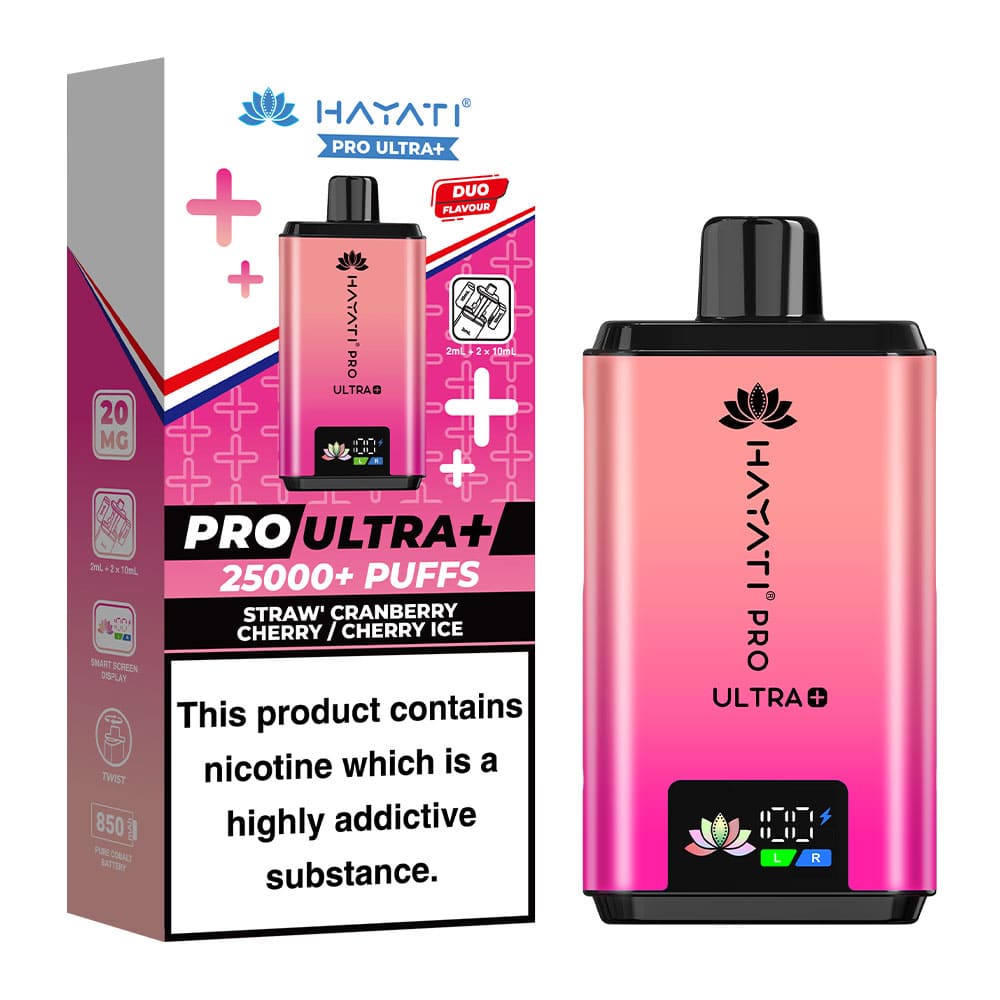 Hayati Pro Ultra Plus 25K - Straw Cranberry