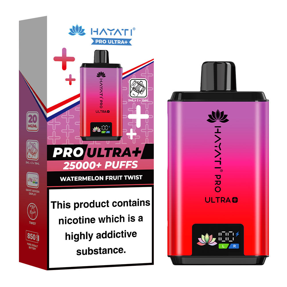 Hayati Pro Ultra+ 25K Prefilled Vape Kit - Strawberry Raspberry Ice