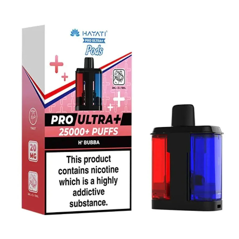 Hayati Pro Ultra Plus Prefilled Pods - H' Bubba