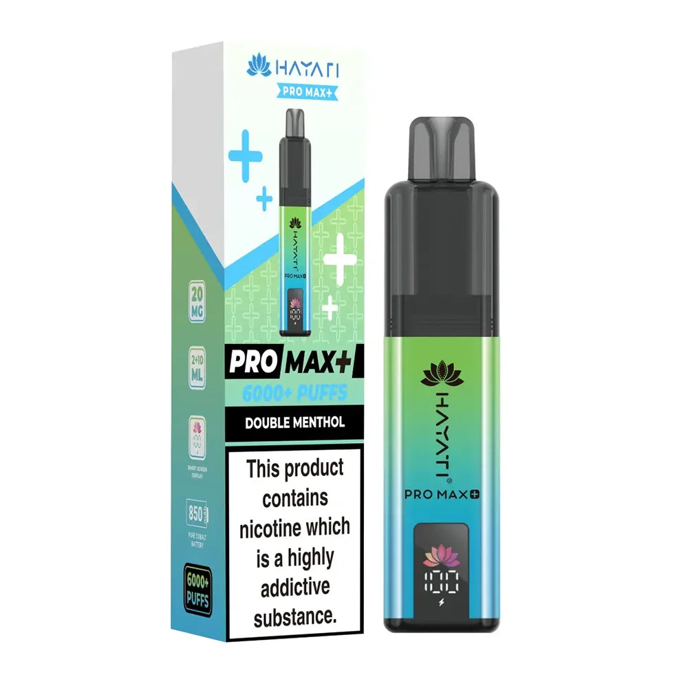 Hayati Pro Max Plus 6000 Puffs with different flavours