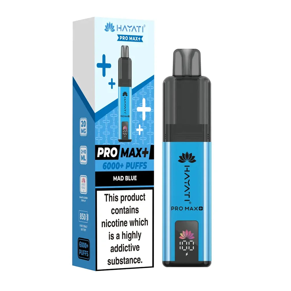 Hayati Pro Max Plus 6000 Puffs with different flavours