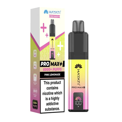 Hayati Pro Max Plus 6000 Puffs with different flavours
