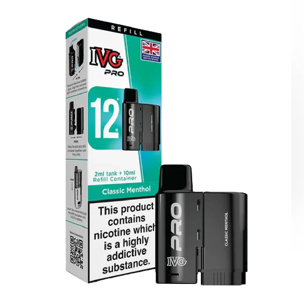 IVG Pro 12 Prefilled Pod - Classic Menthol