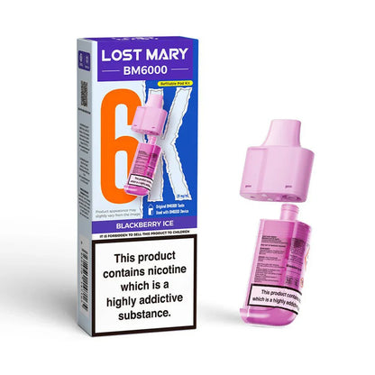 Lost Mary BM6000 Refillable Pod - Blackberry Ice
