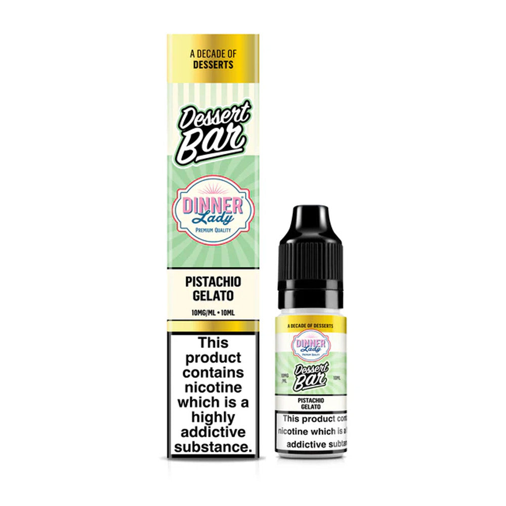 Pistachio Gelato Dinner Lady Dessert Bar Salts 10ml Nic Salt Eliquid