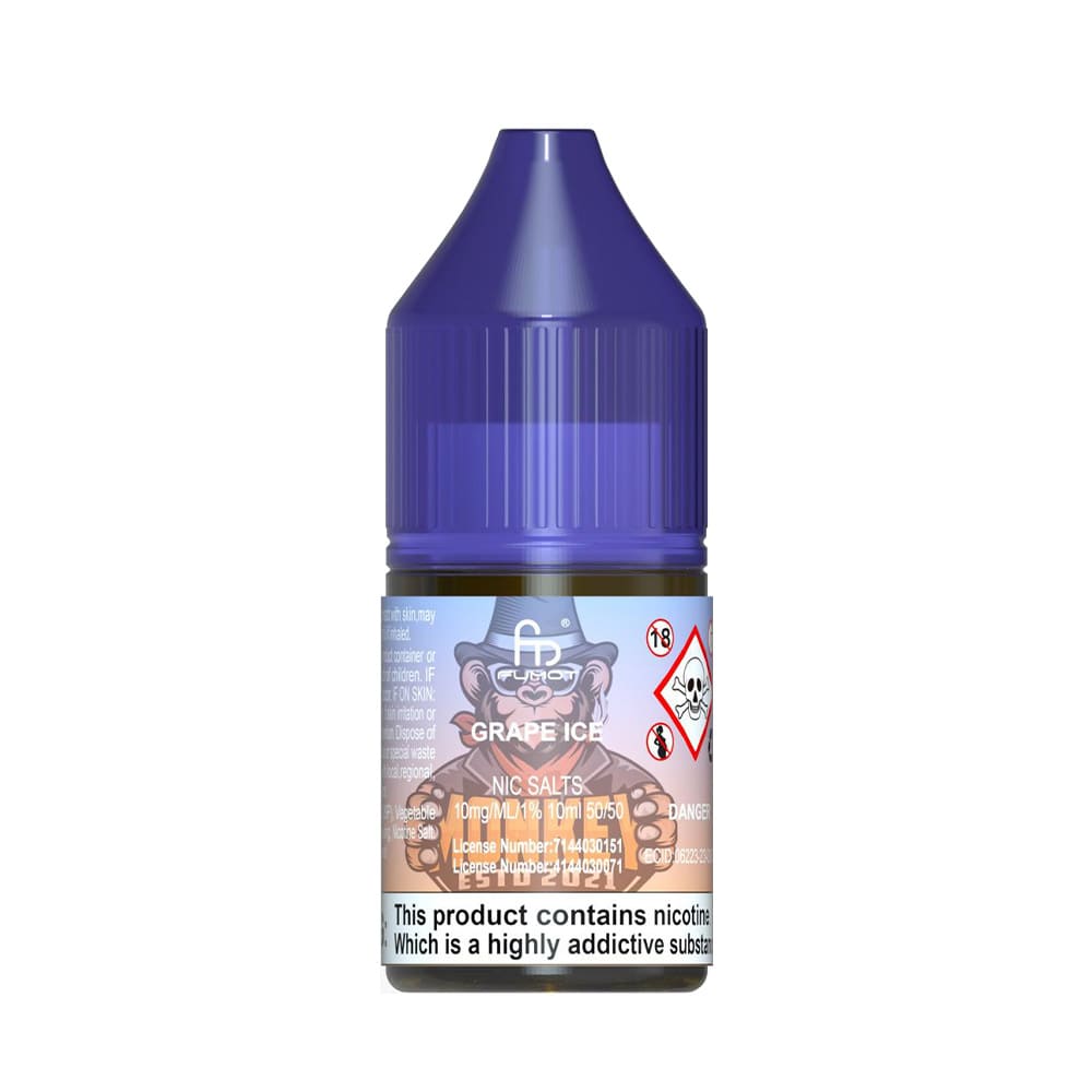 Grape Ice RandM 10ml Nic Salt E Liquid