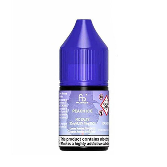 Peach Ice RandM 10ml Nic Salt E Liquid