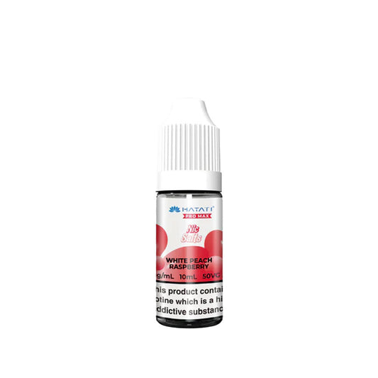 White Peach Raspberry Hayati Pro Max 10ml Nic Salt E Liquid